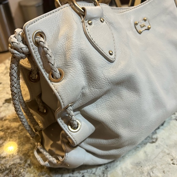 Michael Kors braided cream satchel - Picture 3 of 12
